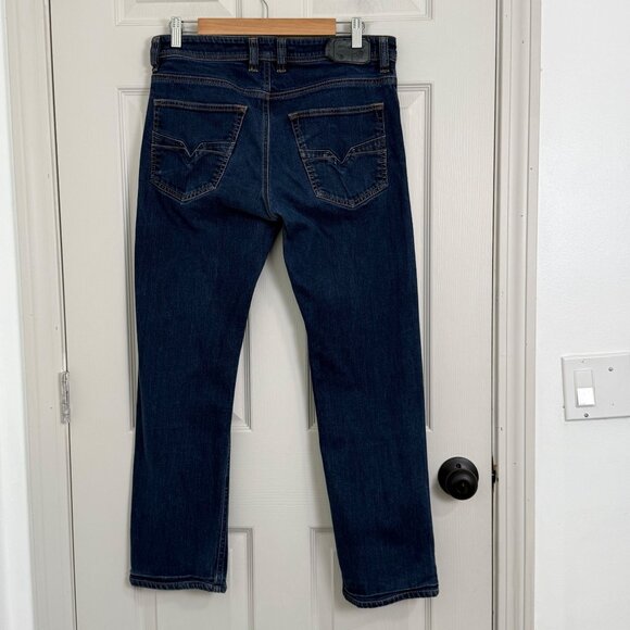 Diesel Larkee Relaxed Jeans Mens‎ 32x27.5 Blue Button Fly Medium Wash Y2K - Picture 2 of 16
